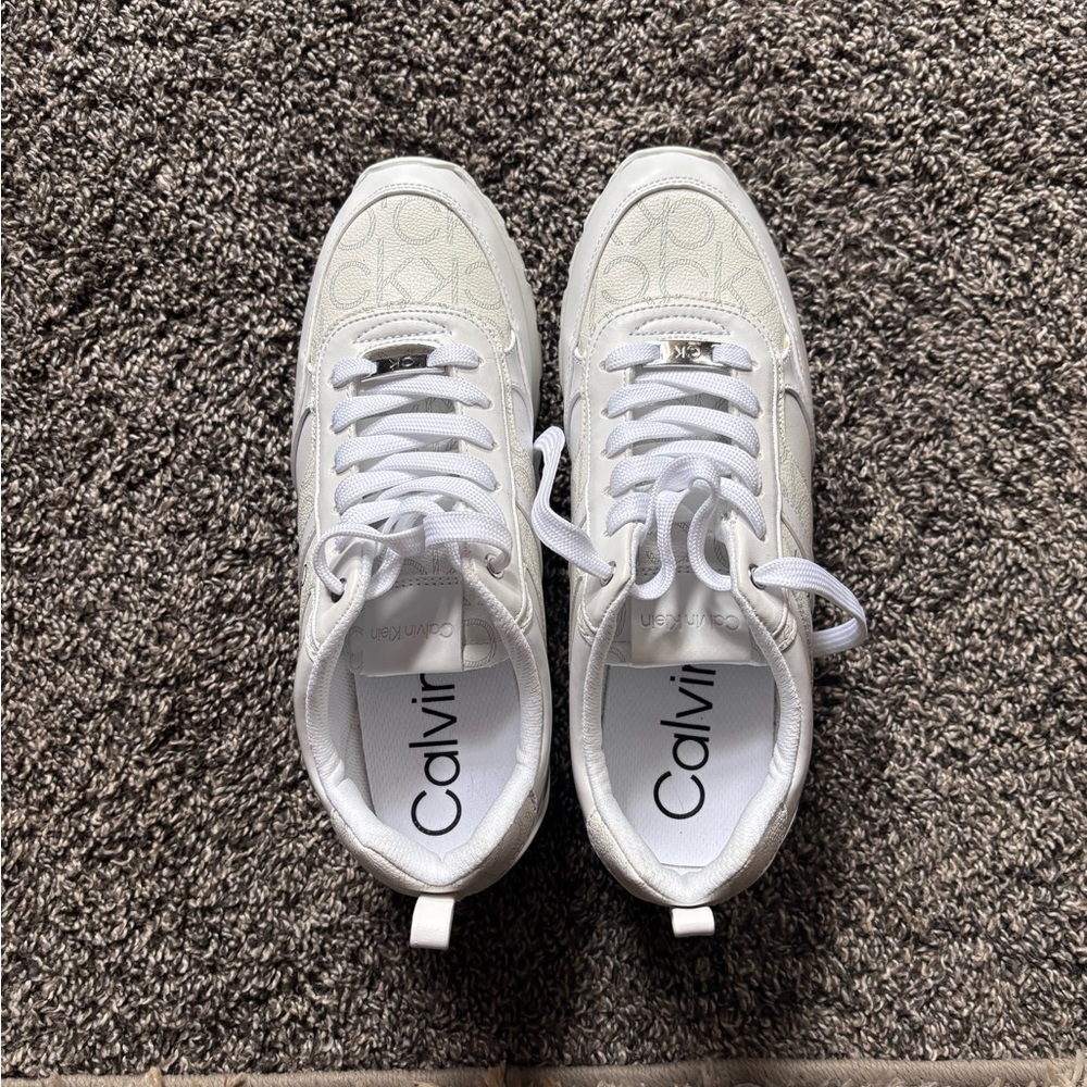 Calvin Klein Monogram White Sneakers